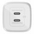 Belkin BoostCharge Dual USB-C GaN Wall Charger 45W WCH011dqWH