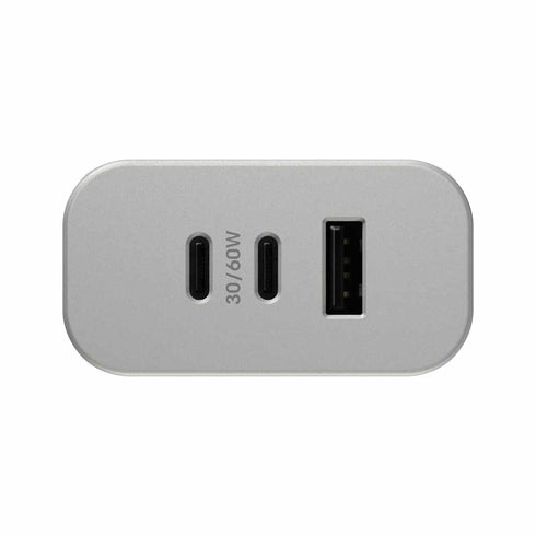 OtterBox Premium Pro Dual USB-C Wall Charger w/extra USB-A 72W (USB-C 30WX2 + USB-A 12W) 7880911