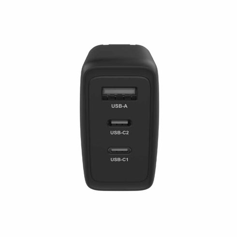 Blu Element Wall Charger 3 Port 65W PD 2USB-C & USB-A BEWCCS65W3P