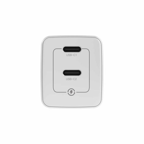 Blu Element Wall Charger Dual USB-C GaN 35W PD and PPS BEW35DCCW