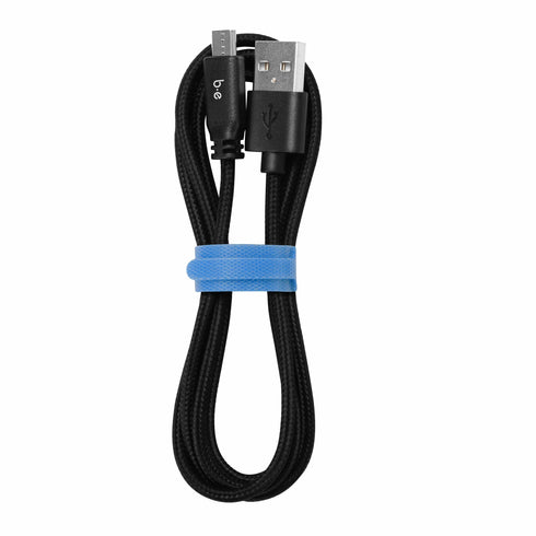Blu Element Braided Charge/Sync Micro USB to USB-A Cable B4MICBK
