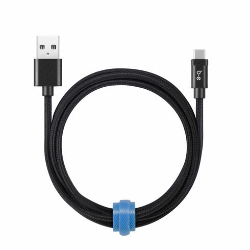 Blu Element Braided Charge/Sync USB-C to USB-A Cable B6TCBK