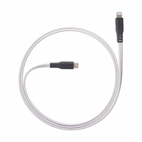 Ventev ChargeSync Flat USB-C to Lightning Cable 3ft FC3WHT256525