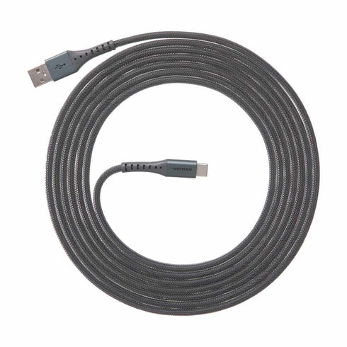 Ventev ChargeSync Alloy USB-C Cable 10ft AC10STL256519