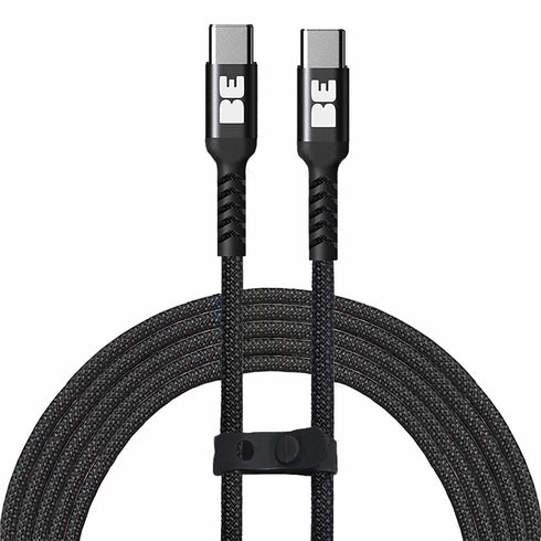 Blu Element SpeedCharge Premium Braided Cable USB-C to USB-C 100W Black BEC2C6FTB