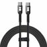 Blu Element SpeedCharge Premium Braided Cable USB-C to USB-C 100W Black BEC2C6FTB