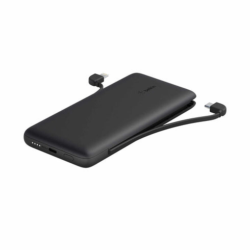 Belkin BoostCharge Plus Power Bank + Integrated Cables BPB006btBLK