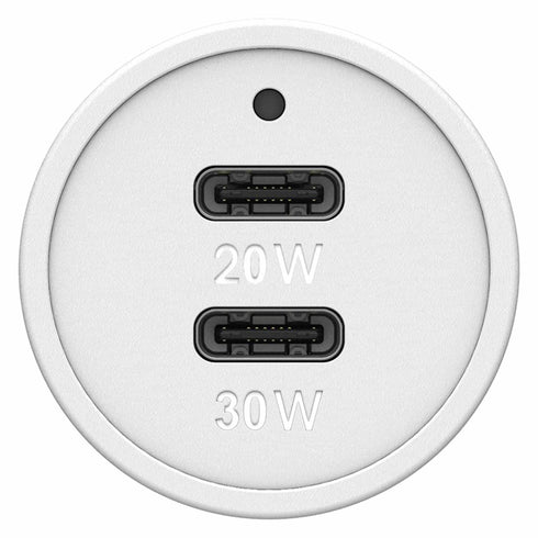 OtterBox Dual USB Premium Fast Charge Car Charger PD 30W + PD 20W 7881014