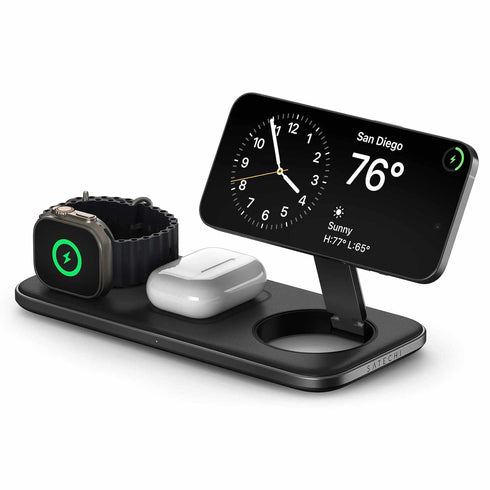 Satechi Qi2 Trio Wireless Charging Pad STQTPMEA