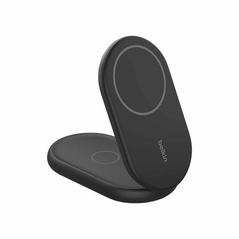 Belkin BoostCharge 2-in-1 Magnetic Foldable Wireless Charger with Qi2 15W WIZ028ttBK
