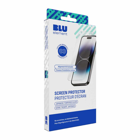 Blu Element Tempered Glass Screen Protector w/Installation Kit for Galaxy S24 BETGIKS24FE
