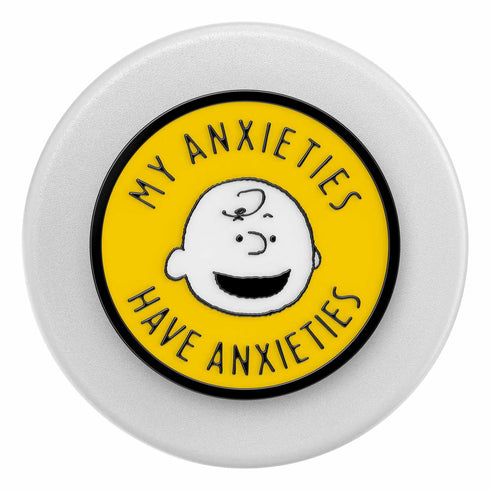 PopSockets PopGrip for MagSafe Round with Adapter Ring Enamel My Anxieties Have Anxieties 114691