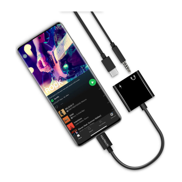 Naztech USB-C + 3.5mm Audio + Charge Adapter 15163