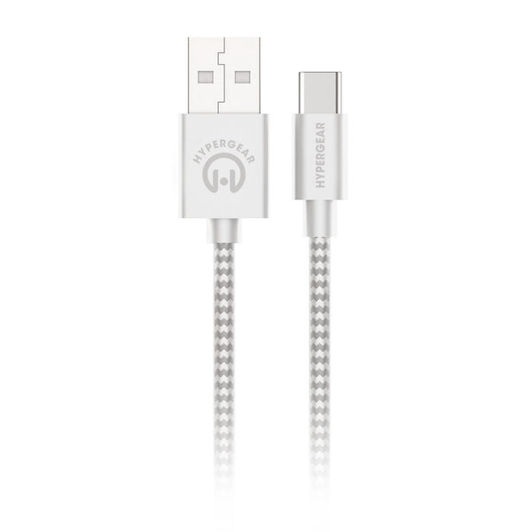 HyperGear 10 ft. 300cm USB-A to USB-C Braided Charge and Sync Cable 15963