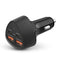 HyperGear SpeedBoost 50W Dual USB-C + Dual USB-A CLA Fast Charge Car Charger 15785