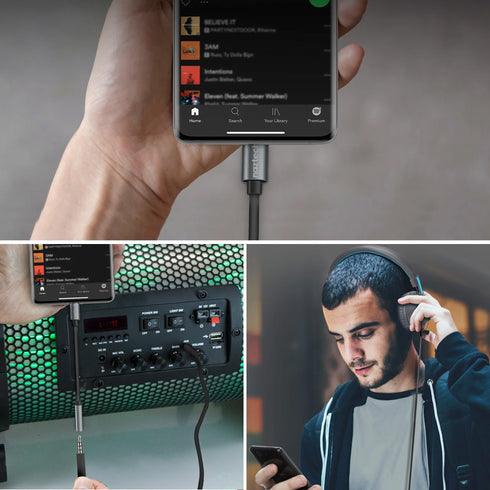 Naztech USBforC to 3.5mm Audio Adapter 15162