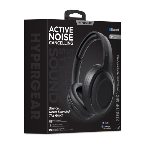 Hypergear Stealth2 ANC Wireless On-Ear Headphones 15859