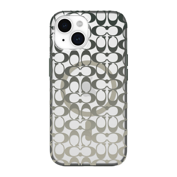 Coach Protective Signature C Case w/MagSafe for iPhone 15 CH052466