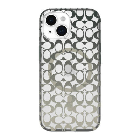 Coach Protective Signature C Case w/MagSafe for iPhone 15 Series CH052466