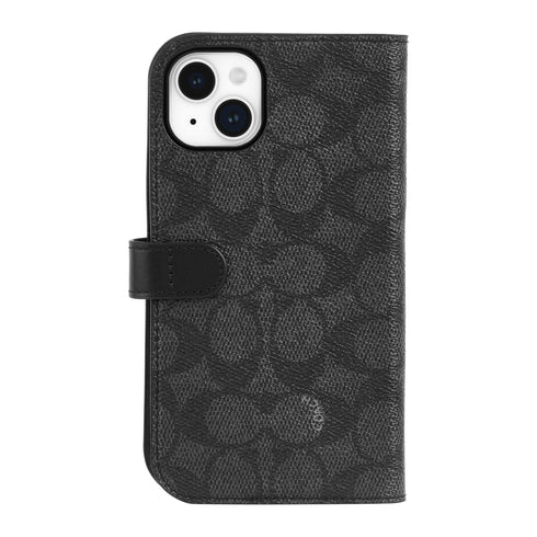Coach Folio Signature C for iPhone 15 Series CH052714