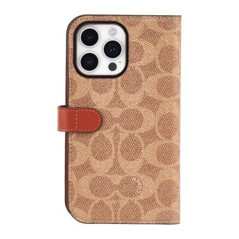 Coach Folio Signature C for iPhone 15 Series CH052722