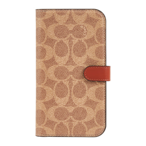 Coach Folio Signature C for iPhone 15 Series CH052722