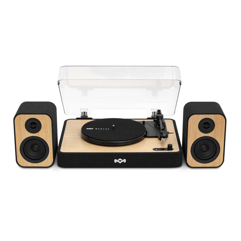 House of Marley Revolution Turntable with Bluetooth Speakers EM-JT304-SB
