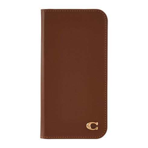 Coach Leather Folio Case for iPhone 16 CH054158
