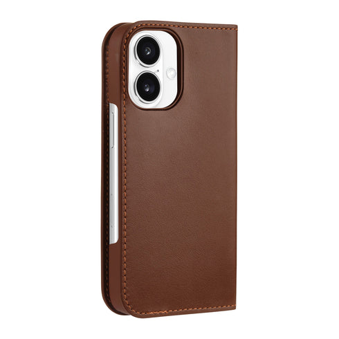 Coach Leather Folio Case for iPhone 16 CH054158