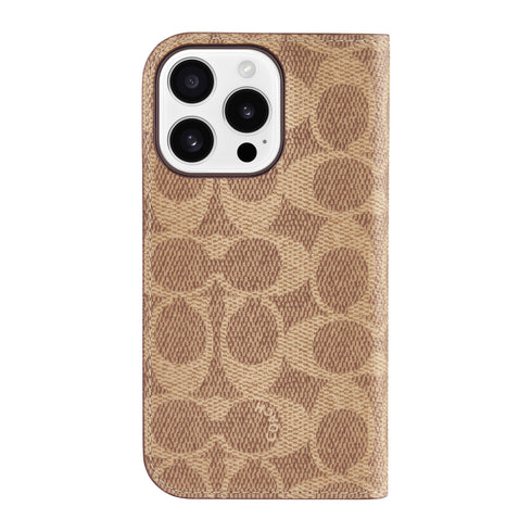 Coach Folio Signature C Case for iPhone 16 CH054144