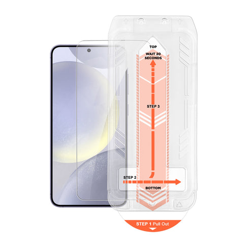 HyperGear Tempered Glass Screen Protector w/Installation Applicator Tray Galaxy S Series 16098