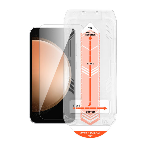 HyperGear Tempered Glass Screen Protector w/Installation Applicator Tray Galaxy S Series 16101