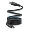 Naztech 6 ft (180cm) ReCoil USBC to USBC Magnetic Braided Cable 16048