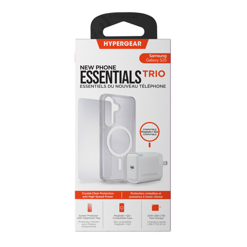 HyperGear Accessory Bundle - 20W Hub, Glass, Case w/ Magsafe Galaxy S Series 16295