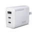 HyperGear 45W Tri-Port Dual USB-C + Single USB-A Wall Charger Travel Hub 16238HIT