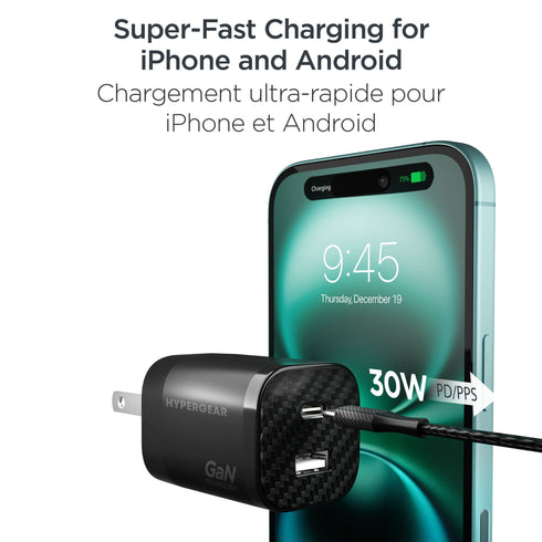 HyperGear 30W USB-C PD Charging Kit with Travel Pouch 16290