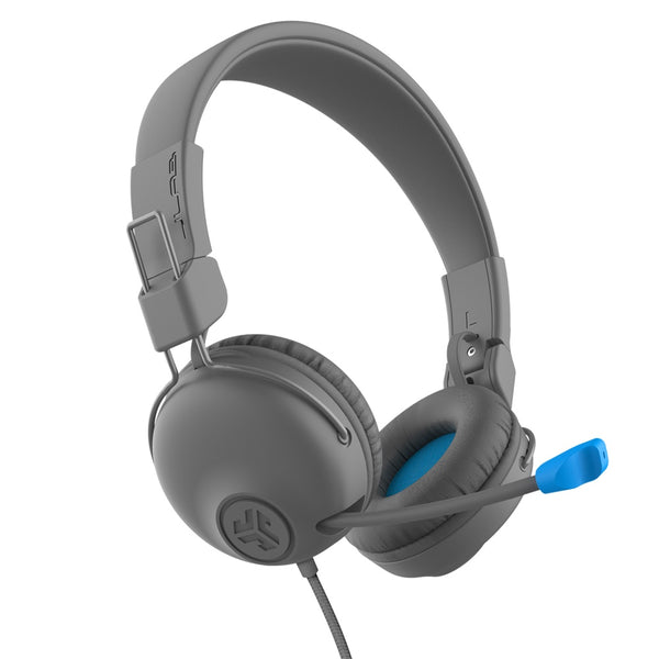 JLab JBuddies Learn Wired On-Ear Headphones HJLEARNRGRYBLU4 812887017084