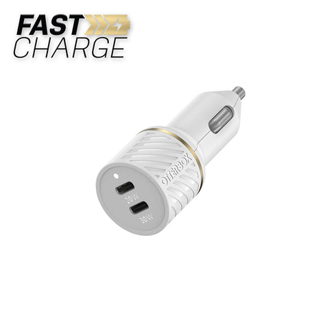 OtterBox Dual USB Premium Fast Charge Car Charger PD 30W + PD 20W 7881014 840304706396