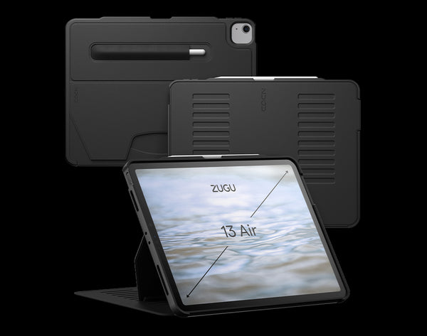 Zugu Case for iPad Air 13 & iPad Pro 12.9 ZG-24-AIR13BLK