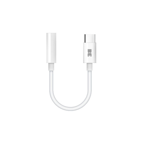 Blu Element USB-C to 3.5mm Headphone Jack Adapter White BEUSBCAUW 732442247490
