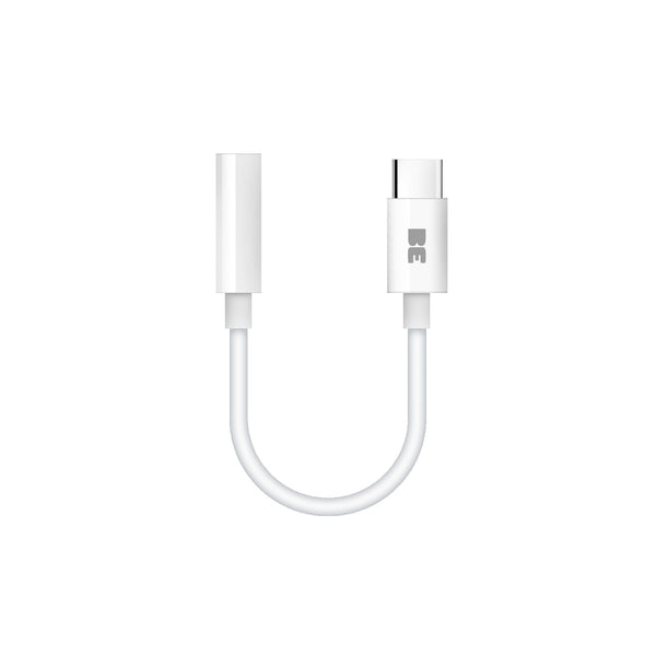 Blu Element USB-C to 3.5mm Headphone Jack Adapter White BEUSBCAUW 732442247490