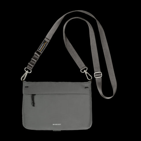 MagEasy 2L Sacoche Utility Crossbody Bag + Strap Phone Lanyard 20mm MPHIPH234GY24