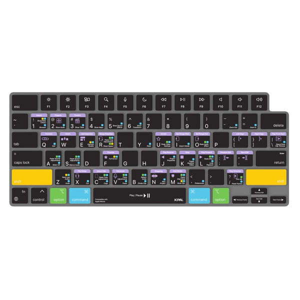 JCPal VerSkin Apple iMovie Shortcuts Keyboard Protector for MacBook JCP2480