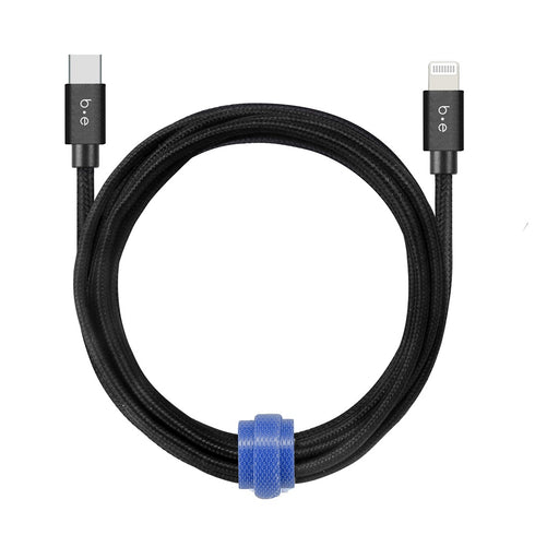 Blu Element Braided Charge/Sync USB-C to Lightning Cable BEC2CL10B 677355034082