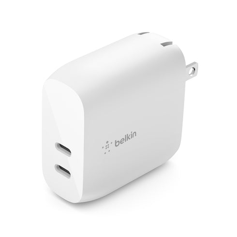 Belkin Dual USB-C PD Wall Charger 40W WCB006dqWH 745883825424
