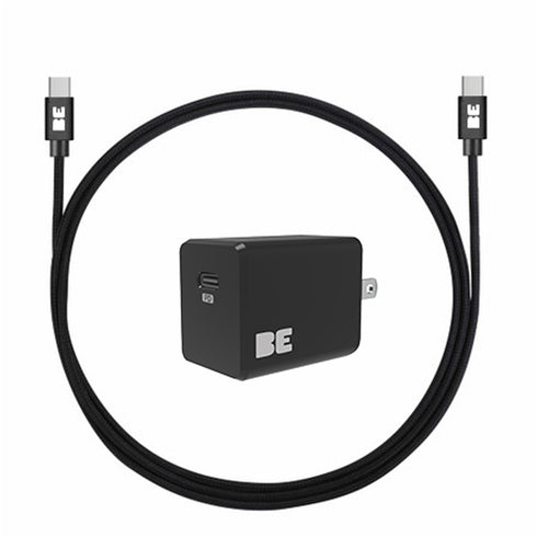 Blu Element Wall Charger USB-C 20W PD with USB-C to USB-C Cable BEWCA20W4CB 732442242631