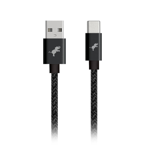 Nimble PowerKnit 1 meter USB-A to USB-C NBUSBAC1MBLK