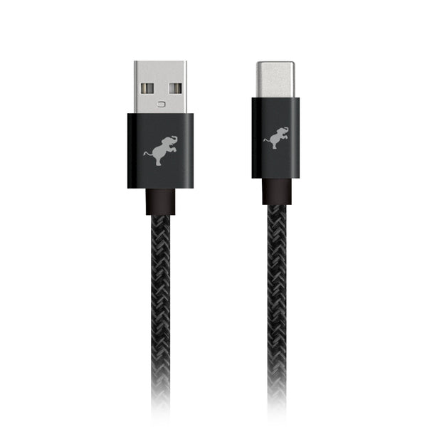 Nimble PowerKnit 1 meter USB-A to USB-C NBUSBAC1MBLK