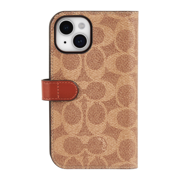 Coach Folio Signature C Case for iPhone 15 Sereis CH052692 840171733983