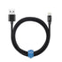 Blu Element Braided Charge/Sync Lightning to USB-A Cable B6MFIBK 757347730755